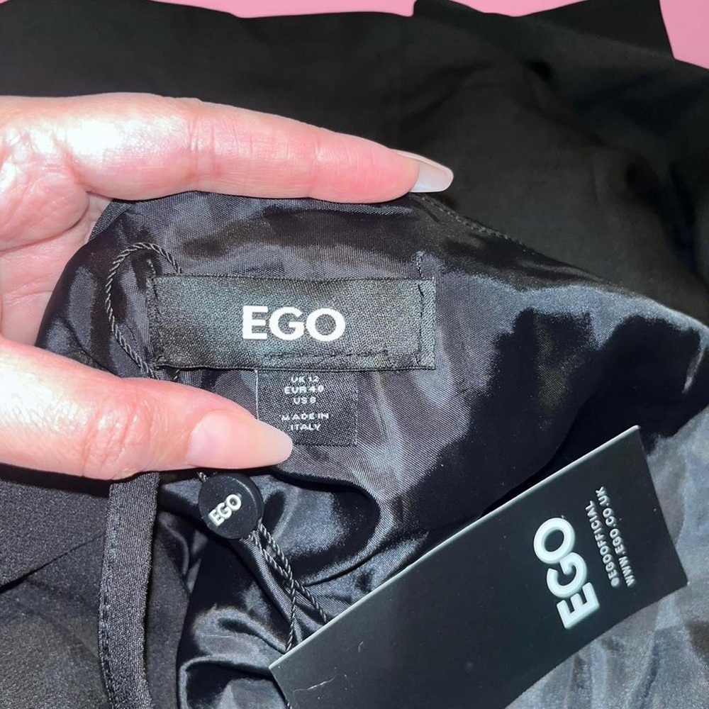 EGO Black Asymmetrical Dress - Picture 6 of 6